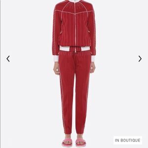 Valentino techno jersey pants - Navy